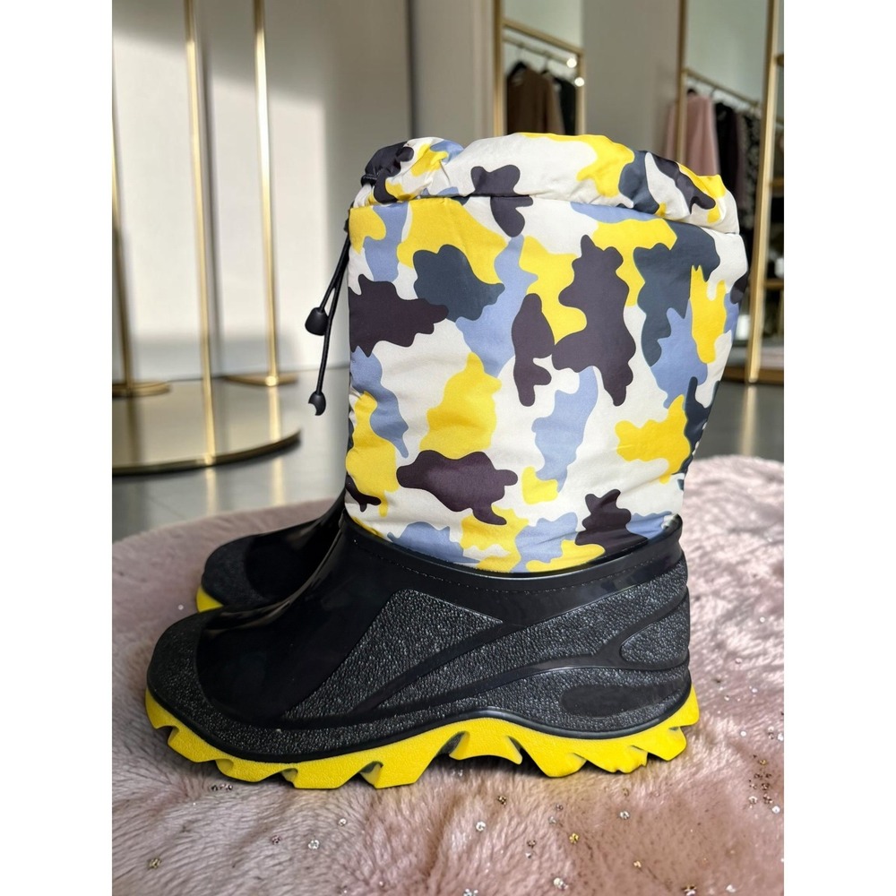 Dream Pairs - Kids Camo Insulated Snow Boots‎  - Water Resistant  - Size 6Y